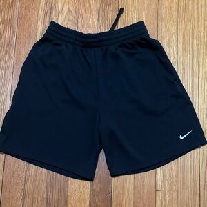 Nike Black Sports Shorts with Logo